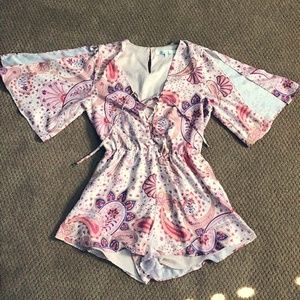Spring Paisley Romper
